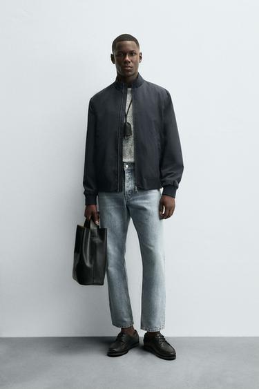 WATERAFSTOTEND TECHNISCH JACK - Donker marineblauw van Zara