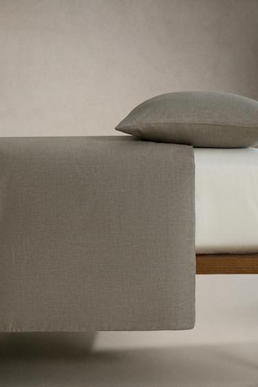 CHAMBRAY DUVET COVER - Grey by Zara - Image 2