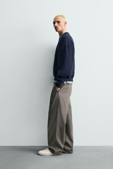 SWEAT COL ROND IMPRIMÉ CHEVAL - Bleu marine de Zara - Image 3