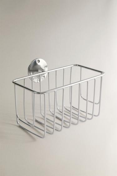 METAL SHOWER SHELF — Silver 2