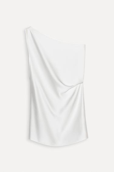 HAUT ASYMÉTRIQUE 50E ANNIVERSAIRE - Blanc de Zara - Image 2