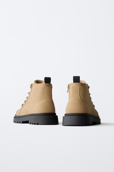 TRACK SOLE BOOTS - Beige by Zara - Image 4