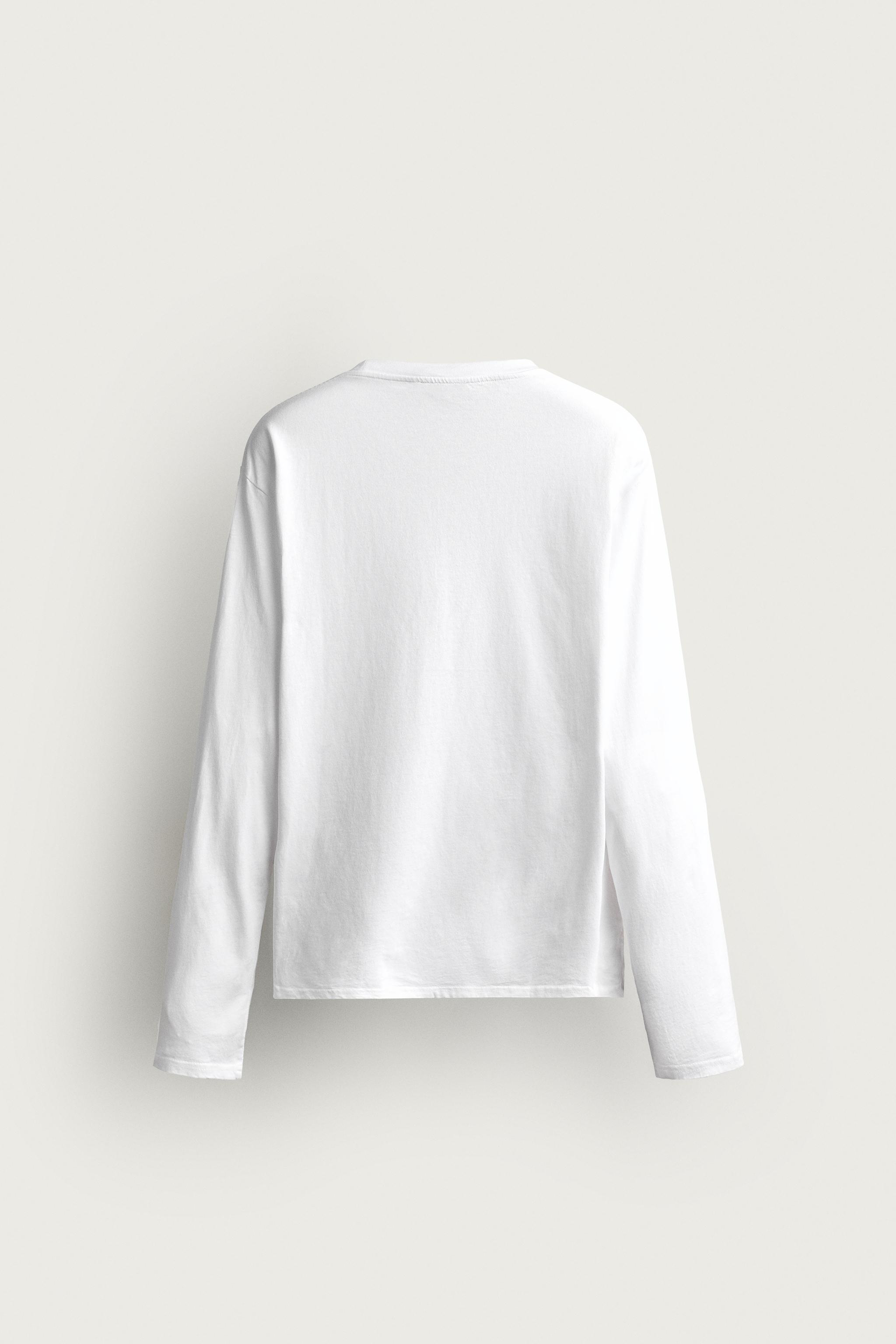 T-SHIRT DÉCONTRACTÉ À MANCHES LONGUES