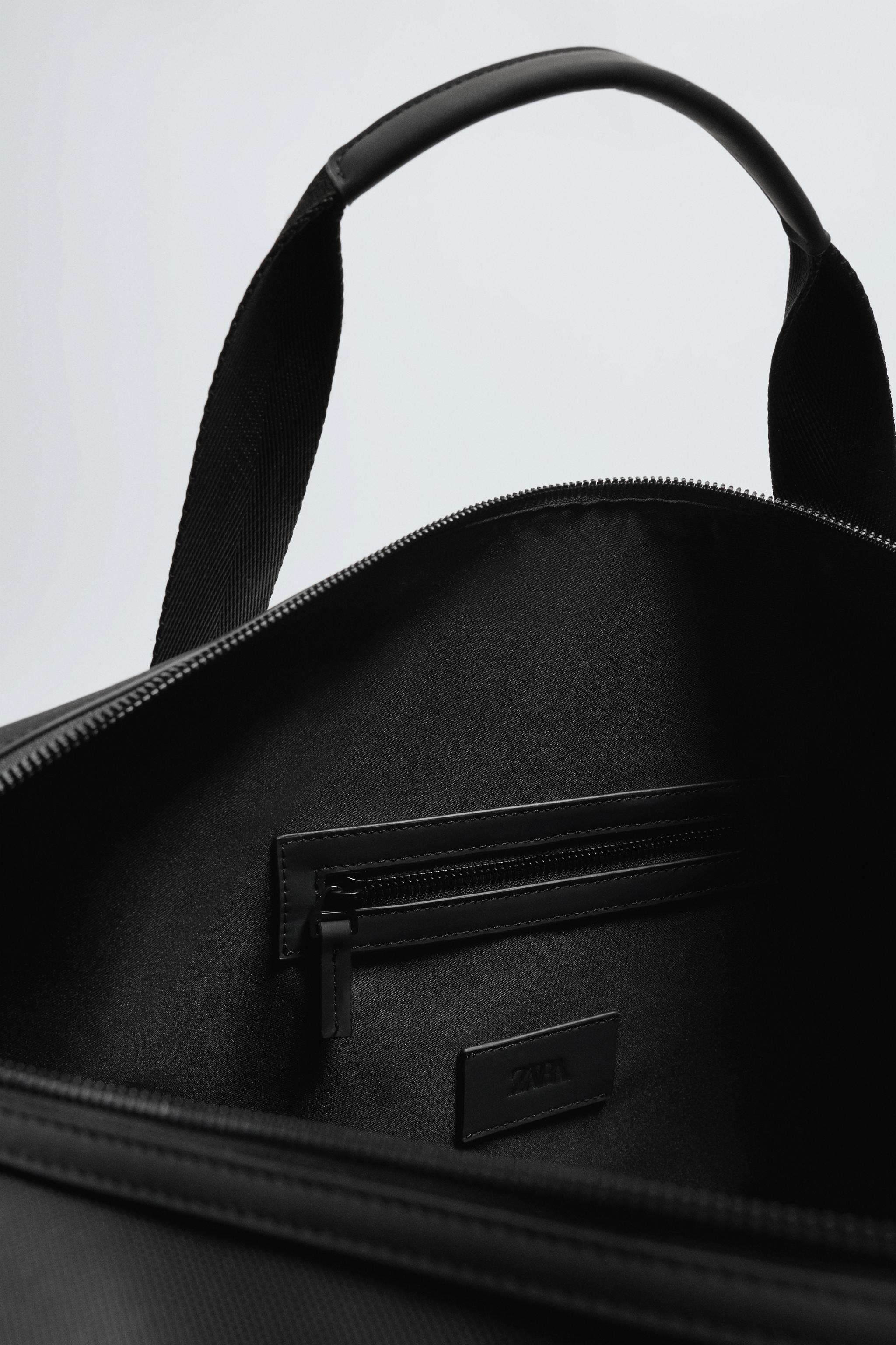 ラバー仕上げトラベルバッグ - ブラック | ZARA Japan / 日本