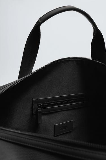 RUBBERISED TRAVEL BAG - Black by Zara - Image 3