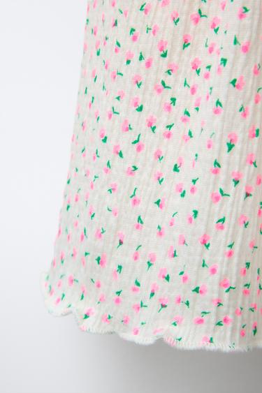 BLOUSE TEXTURE VOLANTS - Écru de Zara - Image 3