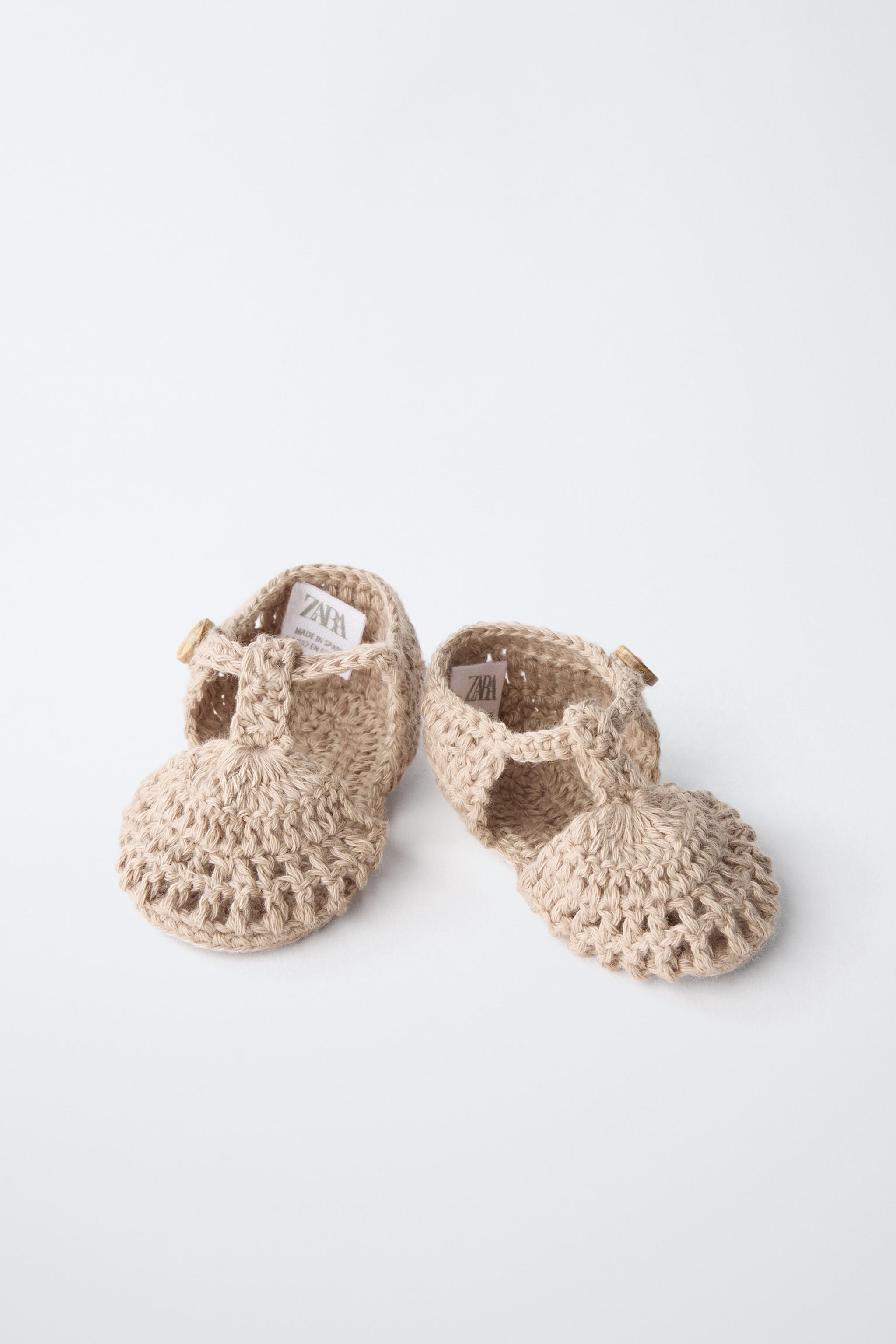 COTTON KNIT SANDALS