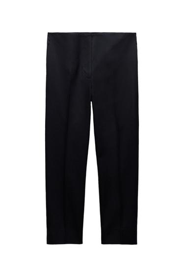 ZW COLLECTION STRAIGHT CROPPED TROUSERS
