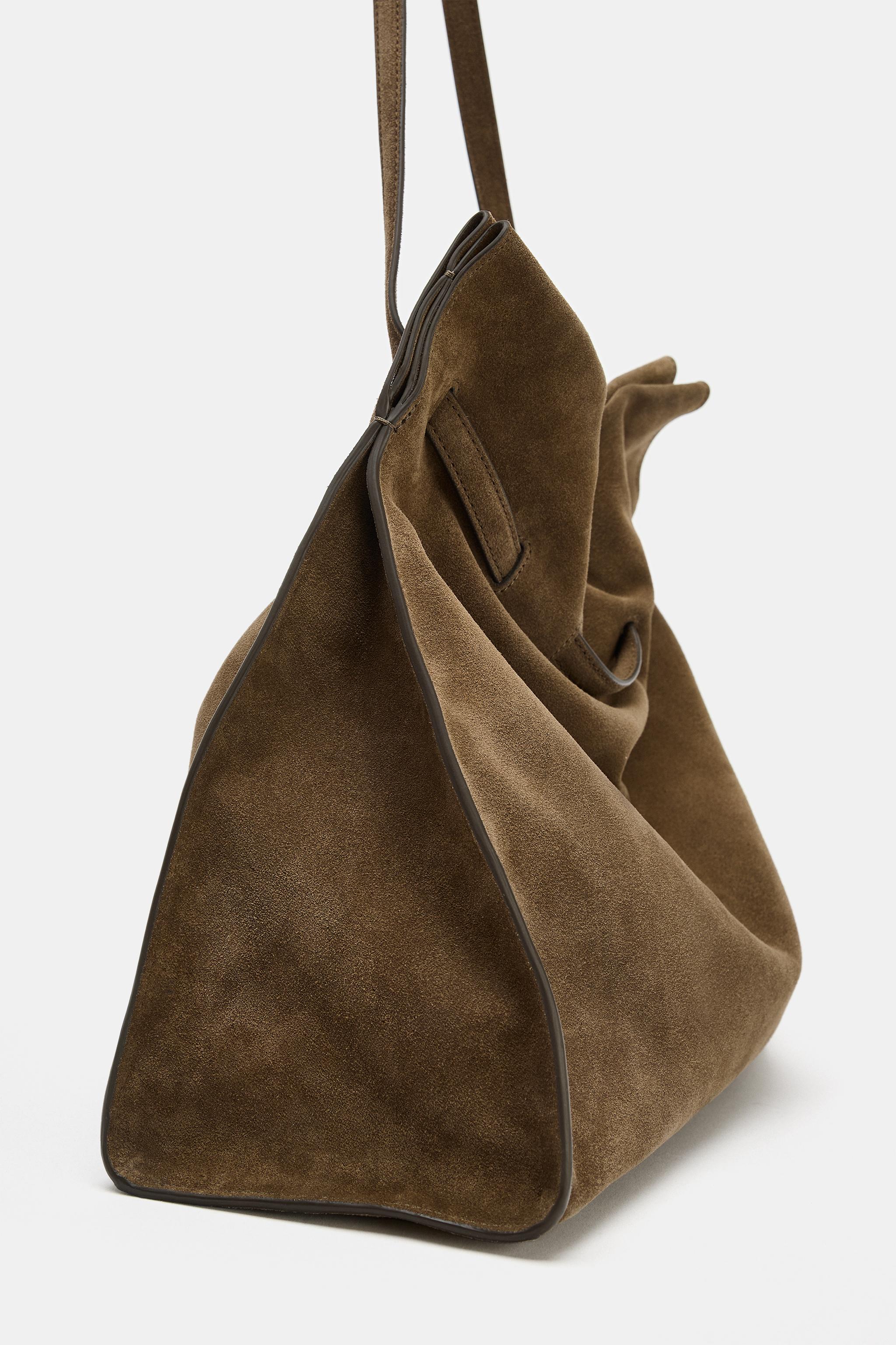 SUEDE SHOULDER BAG