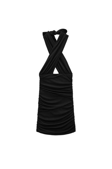 DRAPED DRESS