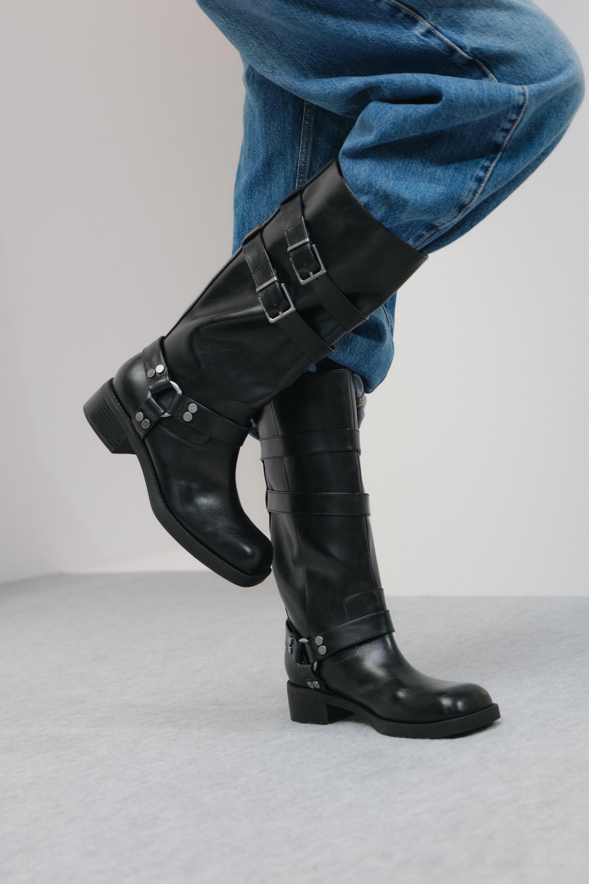 ★mana★ブーツ ブラック ダイヤル式　27.5センチ　K2 カドヤ KADOYA ブラックアンクル ライダーブーツ BLACKANKLE