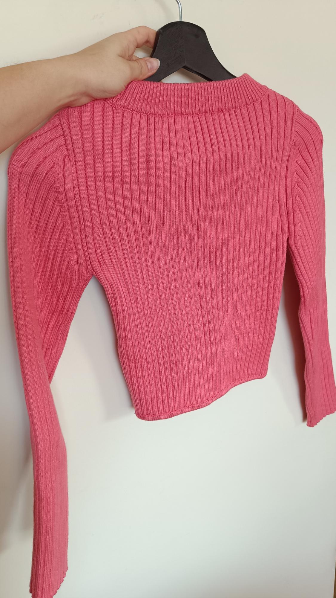 KNIT SWEATER WITH ROUNDED HEM - Image 2