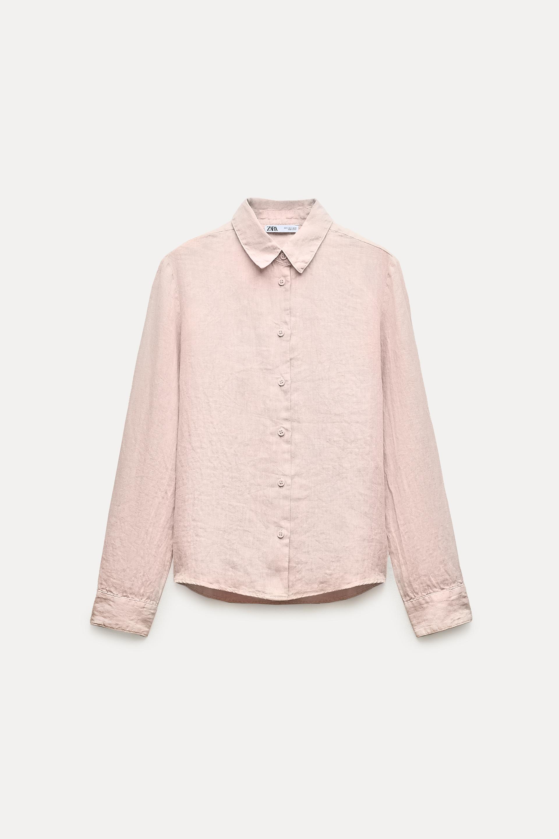 ZW COLLECTION 100% LINEN SHIRT