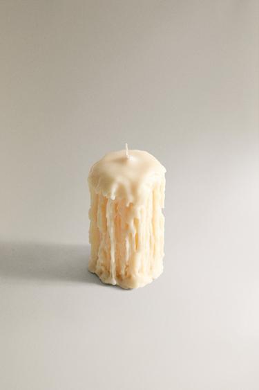 (365 G) INCENSE LEATHER SCENTED CANDLE - Bronze by Zara