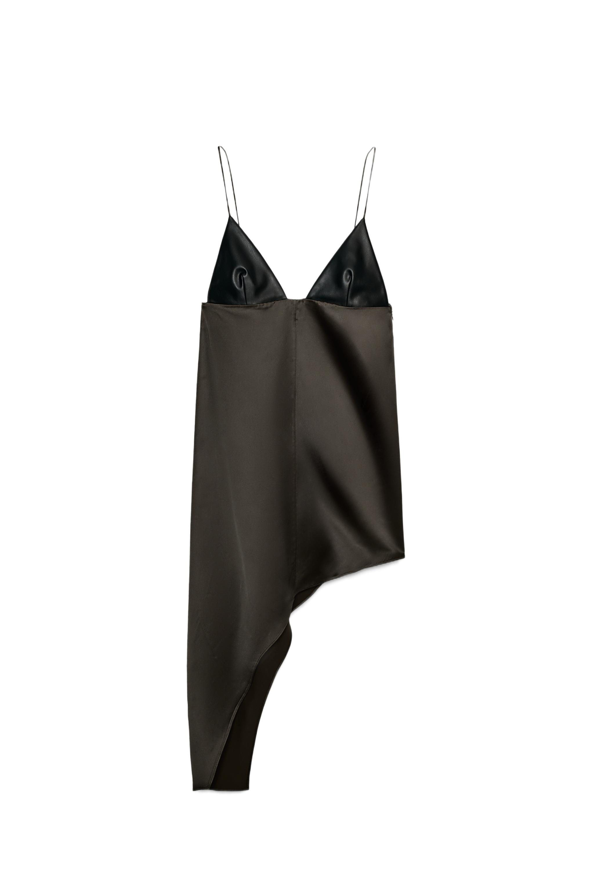 ASYMMETRIC COMBINED TOP ZW COLLECTION SECOND HAND | Zara Preowned