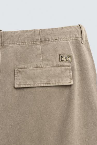 PANTALON CARGO PARACHUTE - Gris de Zara - Image 9
