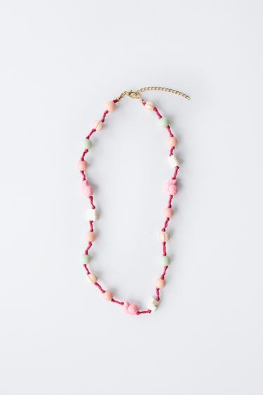 SHAPED BEAD NECKLACE - Multicoloured by Zara - Image 2