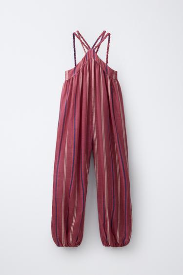 MONO BOMBACHO RAIAS 100% RAMIO - Rosado escuro de Zara - Imaxe 0