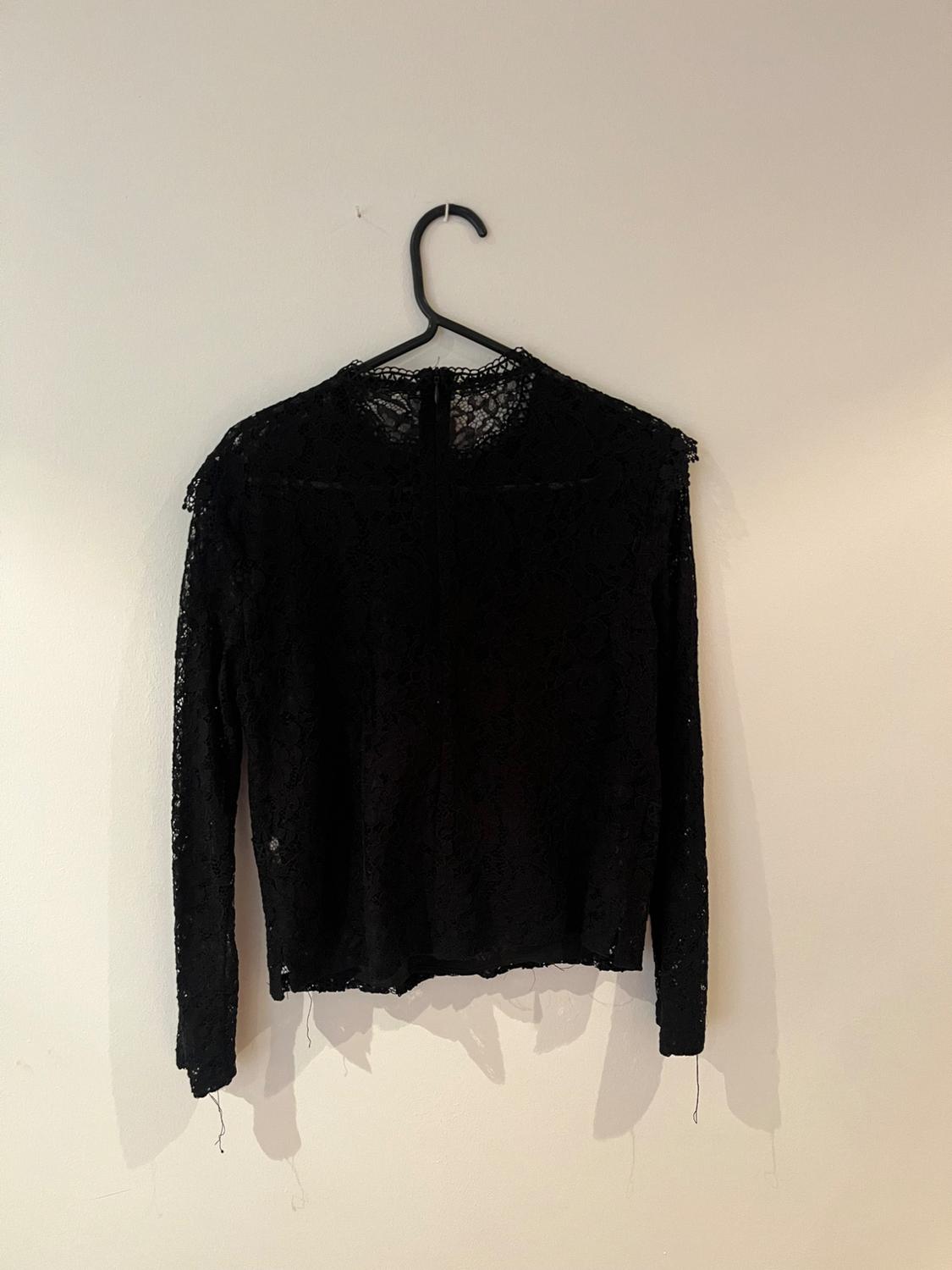 LACE TOP WITH SHOULDER PADS - Image 3