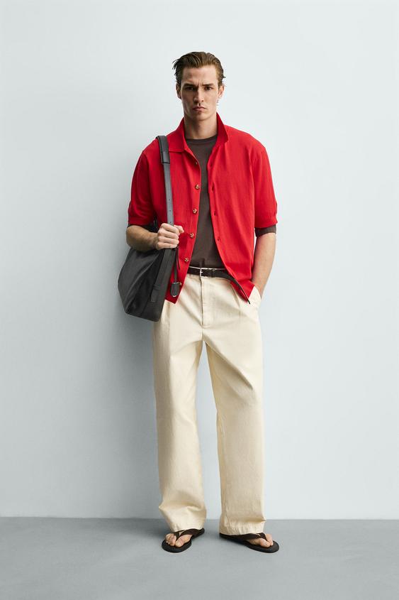 KNIT COTTON SHIRT from Zara - $59.90