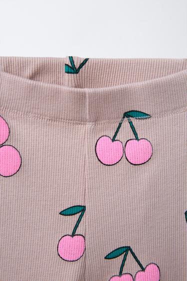 ENSEMBLE SWEAT ET LEGGING RIB CERISES - Beige de Zara - Image 4