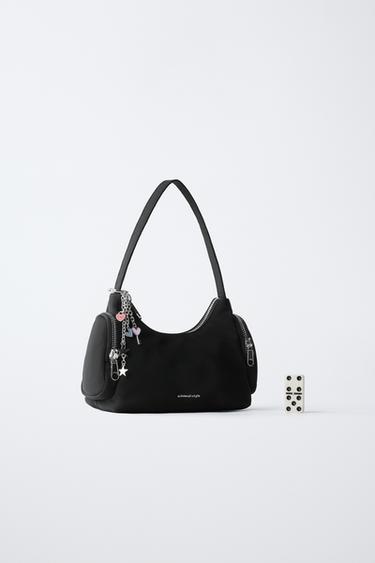 SAC ÉPAULE CHARMS - Noir de Zara - Image 5