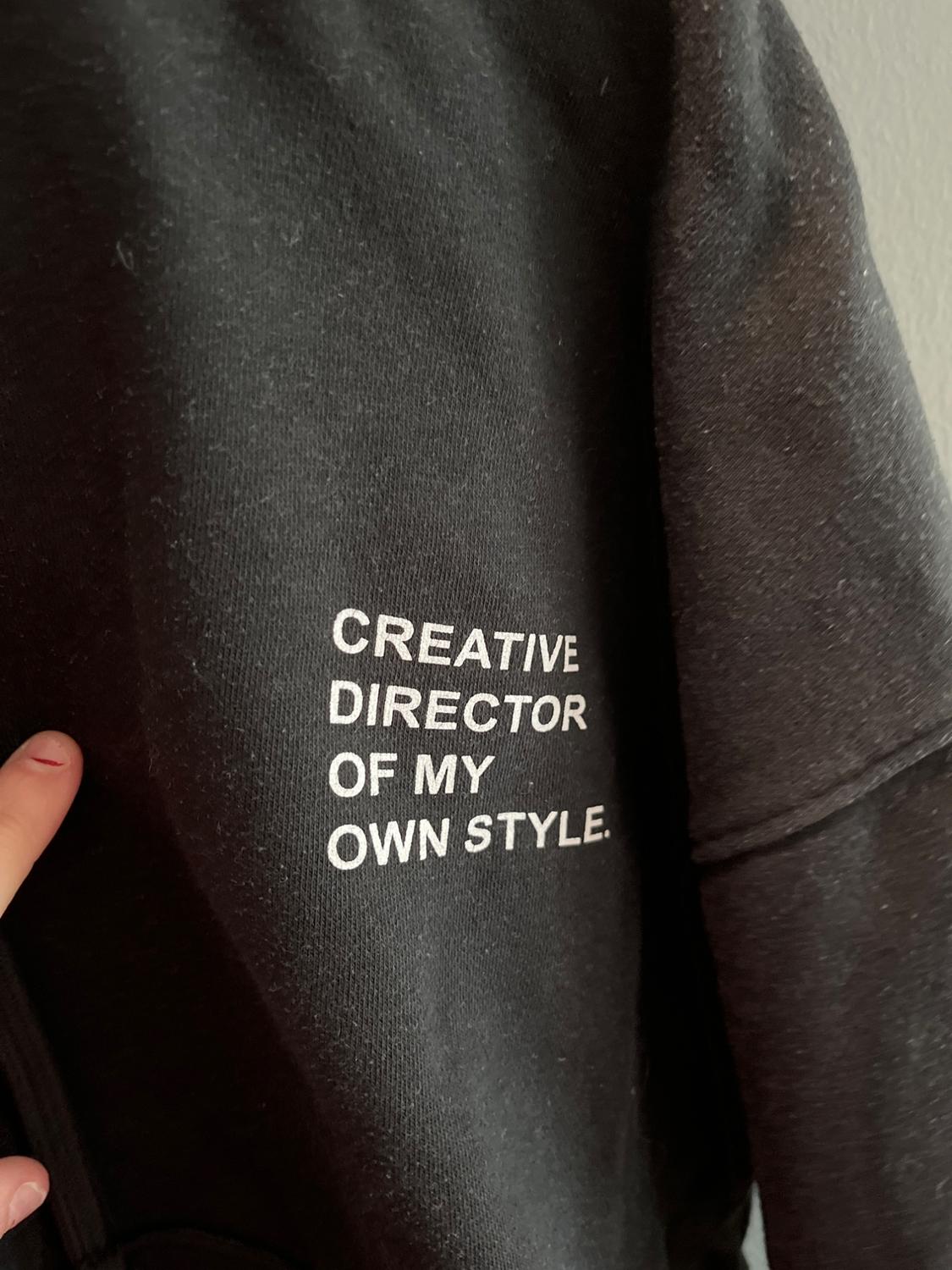SLOGAN HOODIE WITH POUCH POCKET - Image 4