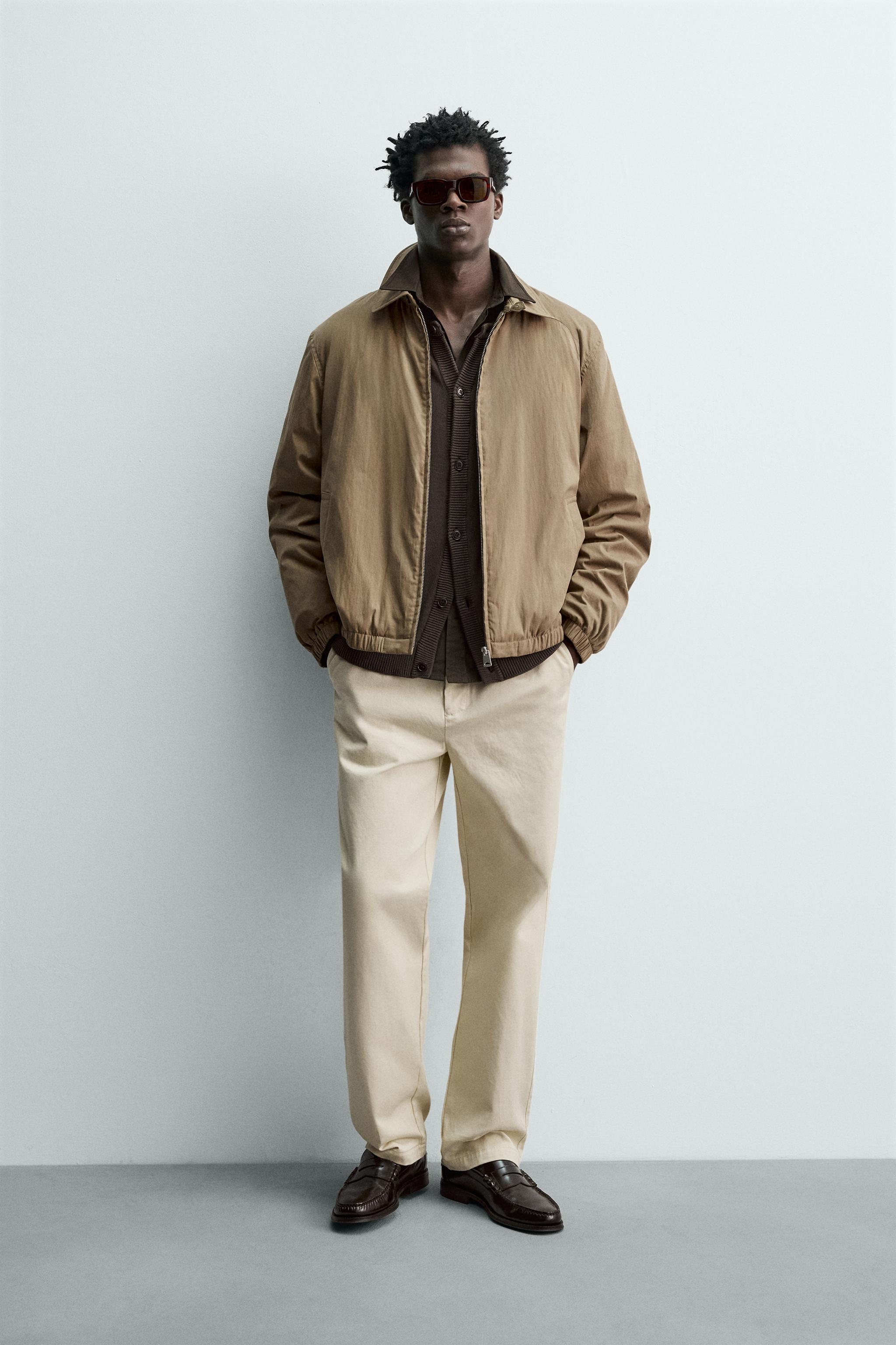 テクニカルパフジャケット - ゴールデンブラウン | ZARA Japan / 日本