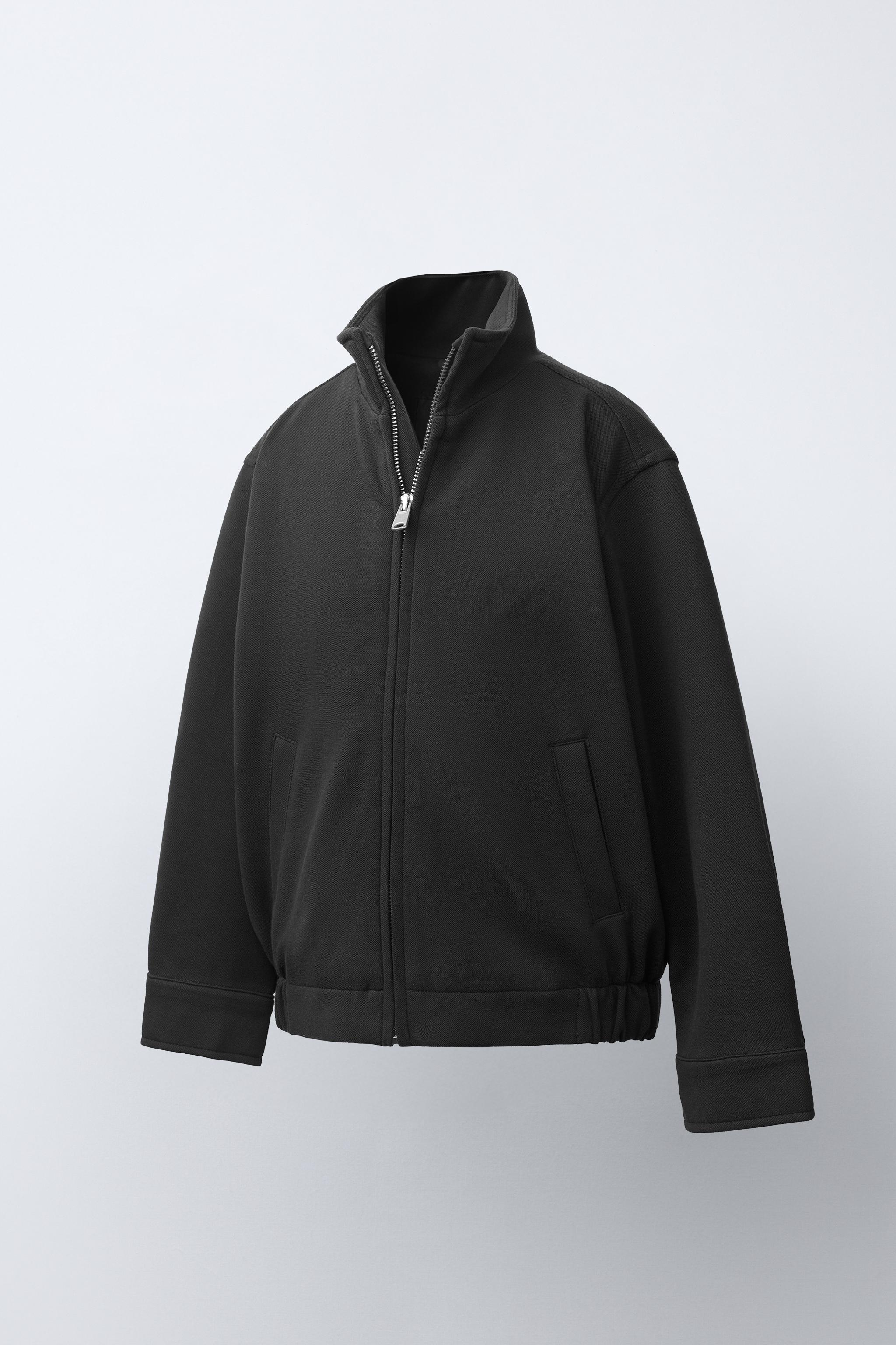 COMFORT BOMBER JACKET — Mid-gray