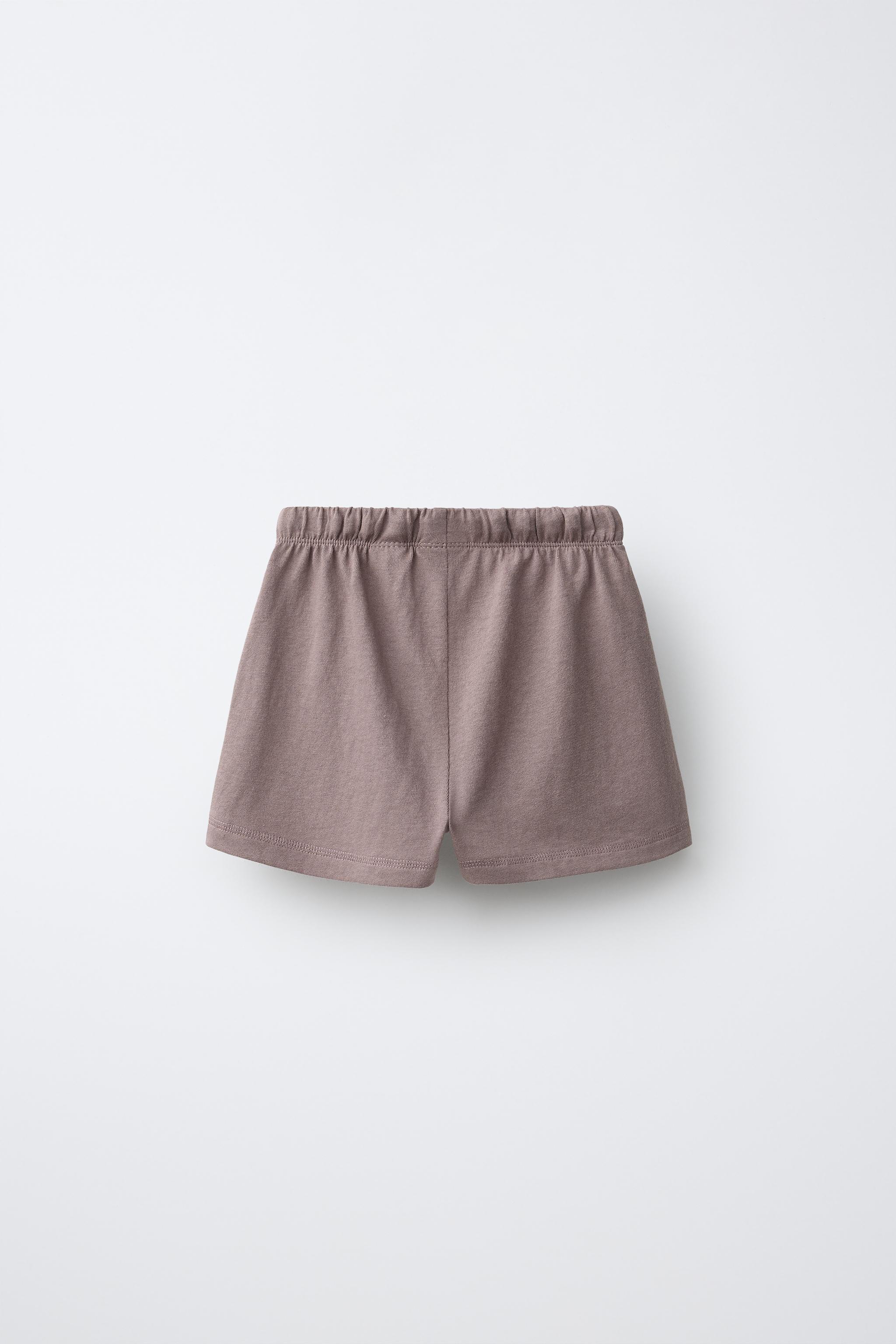 Детские шорты Zara OVERSIZE TOPSTITCHED SHORTS — фото 2