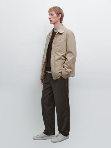 Chaqueta técnica water repellent - Beige de Zara - Imagen 0