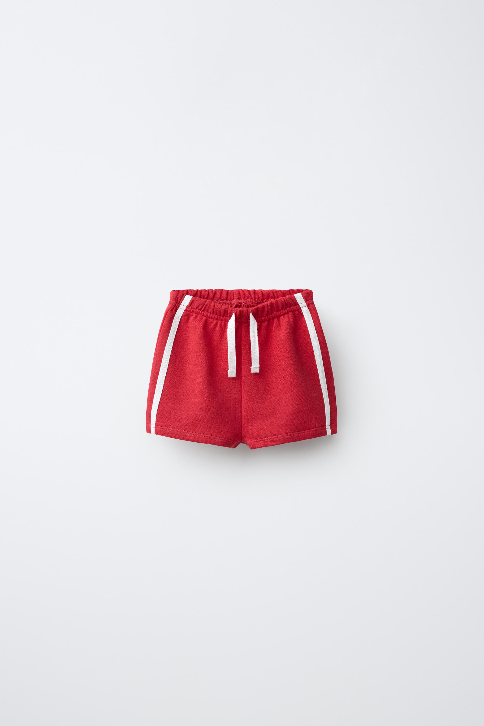 Детские шорты Zara SIDE STRIPE SHORTS