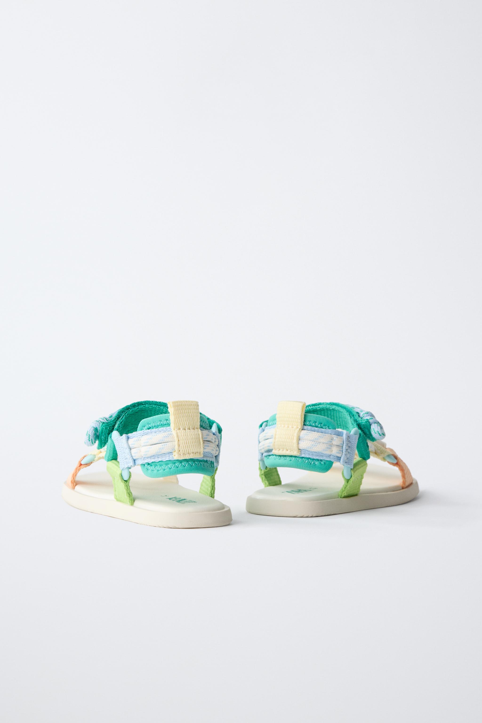 Детские сандалии Zara MULTICOLOR BAREFOOT TECHNICAL SANDALS — фото 6