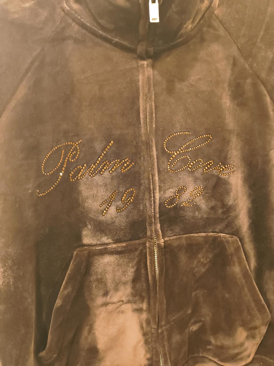 VELVET JACKET WITH TEXT - Image 2