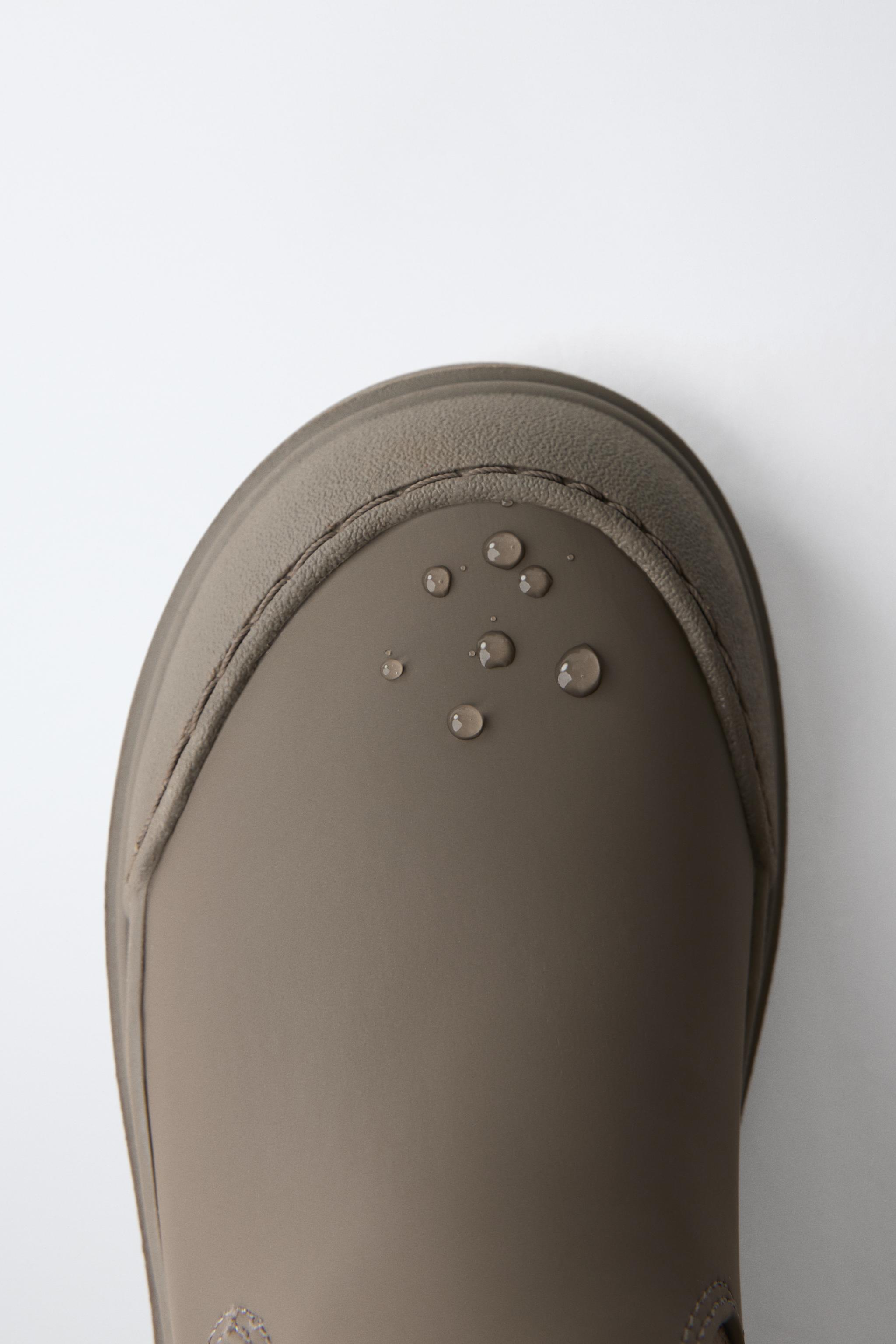 MIXED-MATERIAL ANKLE BOOTS