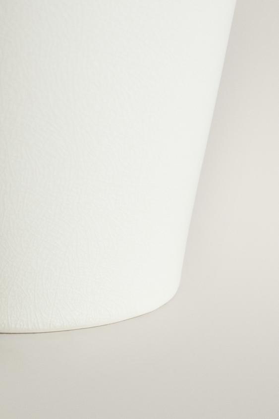 VASE DÉCORATIF HAUT EN CÉRAMIQUE - Blanc de Zara - Image 3