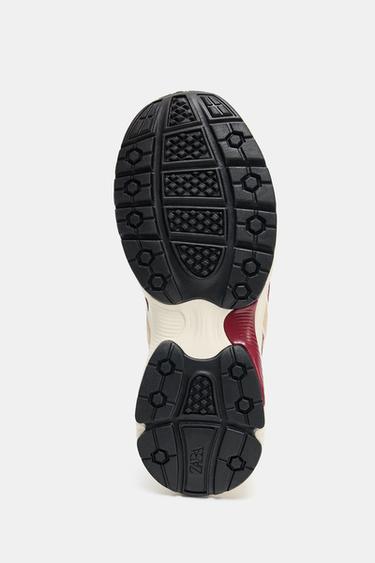 SNEAKER MIT FARBKOMBINATION - Mehrfarbig von Zara