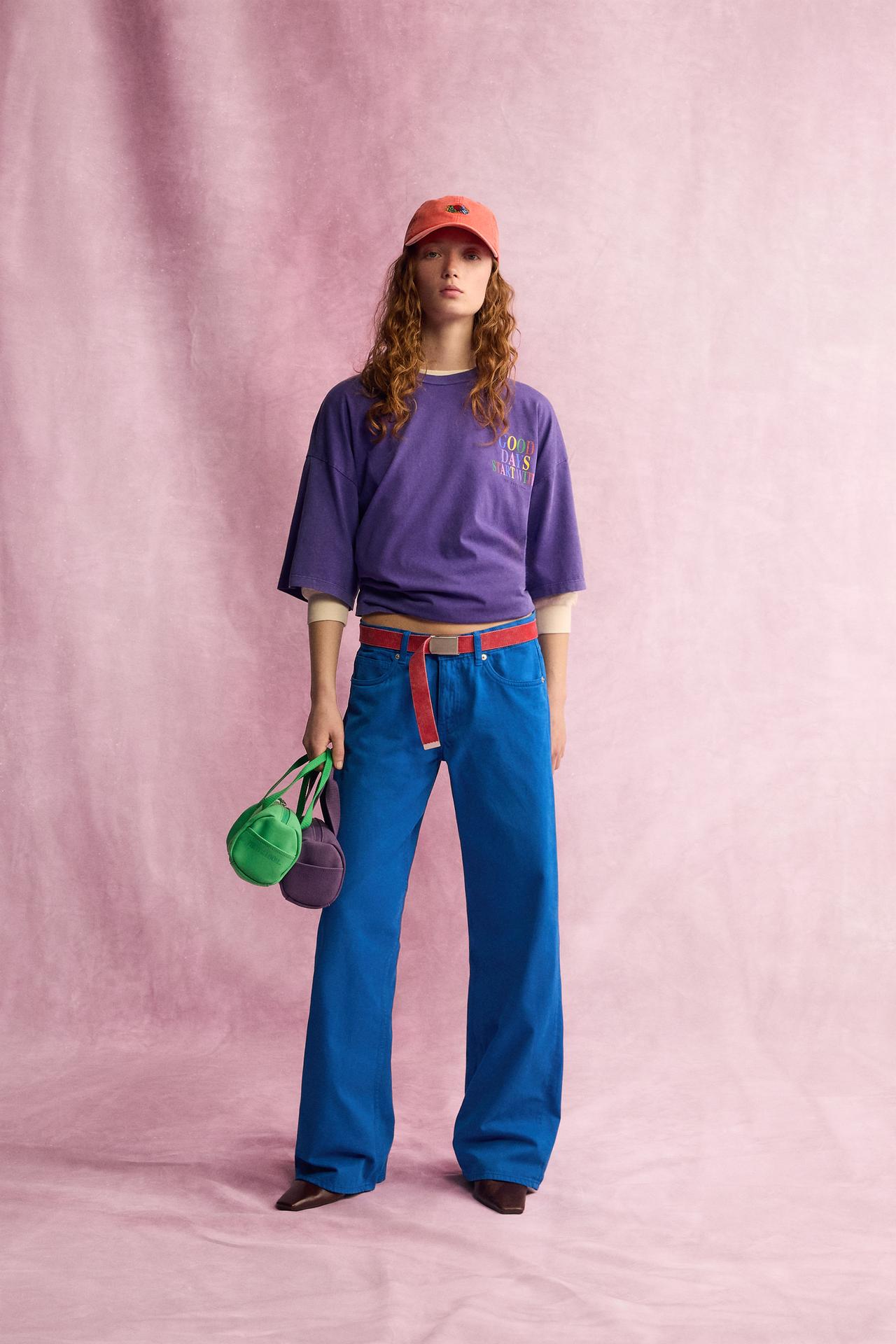 FRUIT OF THE LOOM™ WASHED T-SHIRT — Mauve