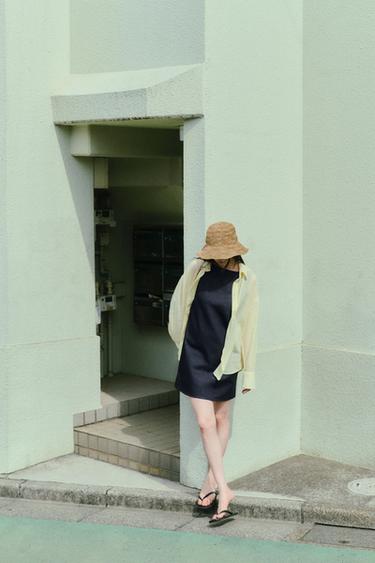 OVERSIZE STRIPED GAUZE SHIRT - Printed by Zara