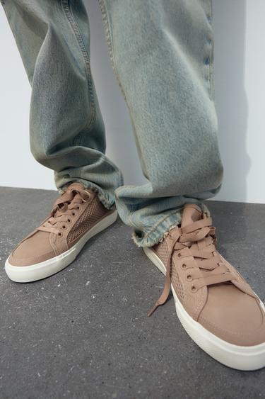 СЕТЧАТЫЕ КЕДЫ — Розовый от Zara — изображение 0