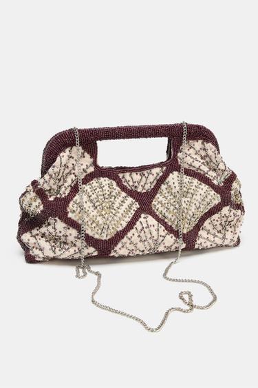 CLUTCH WITH APPLIQUE DETAIL - Multicoloured by Zara - Image 1