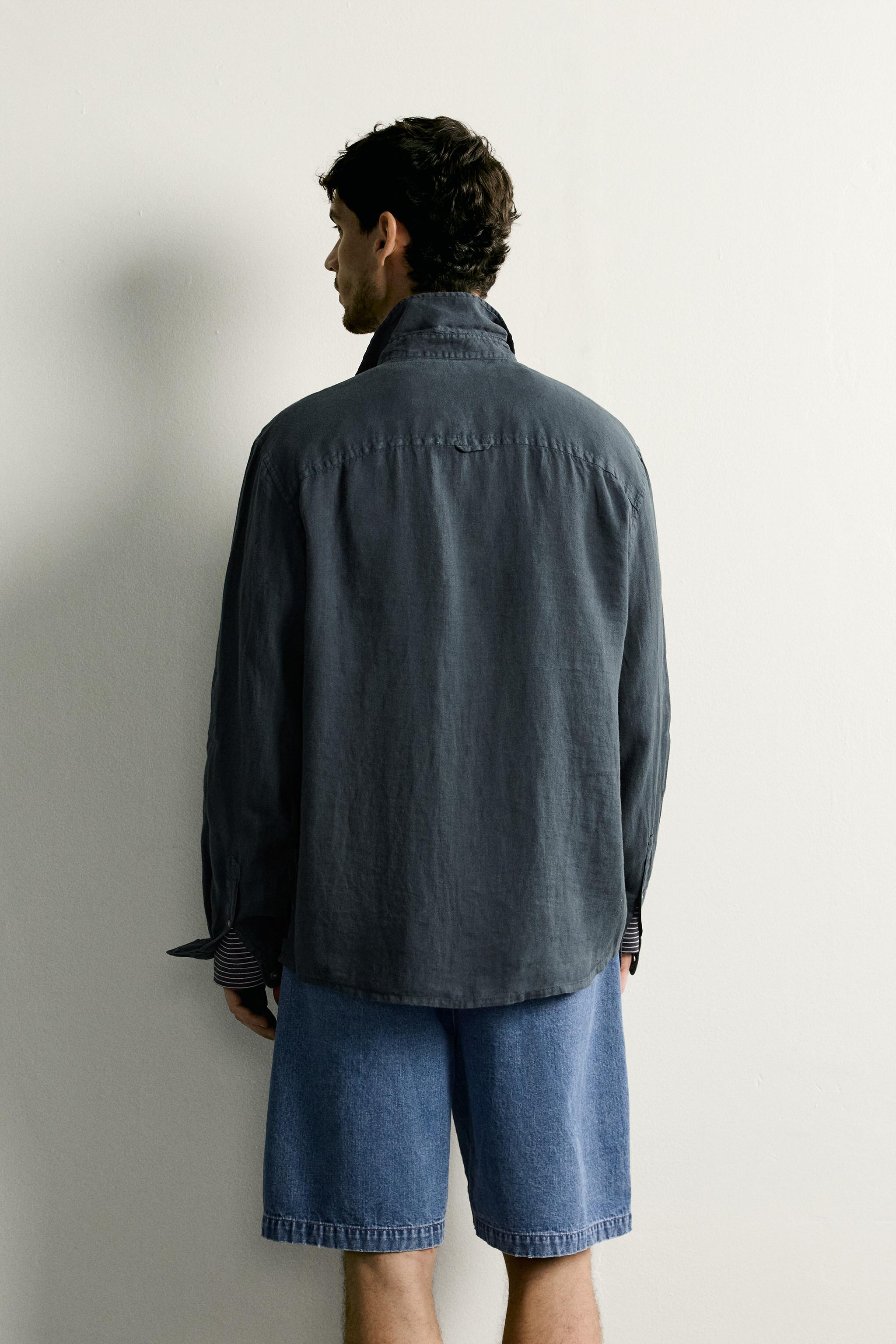 100% LINEN RELAXED FIT SHIRT