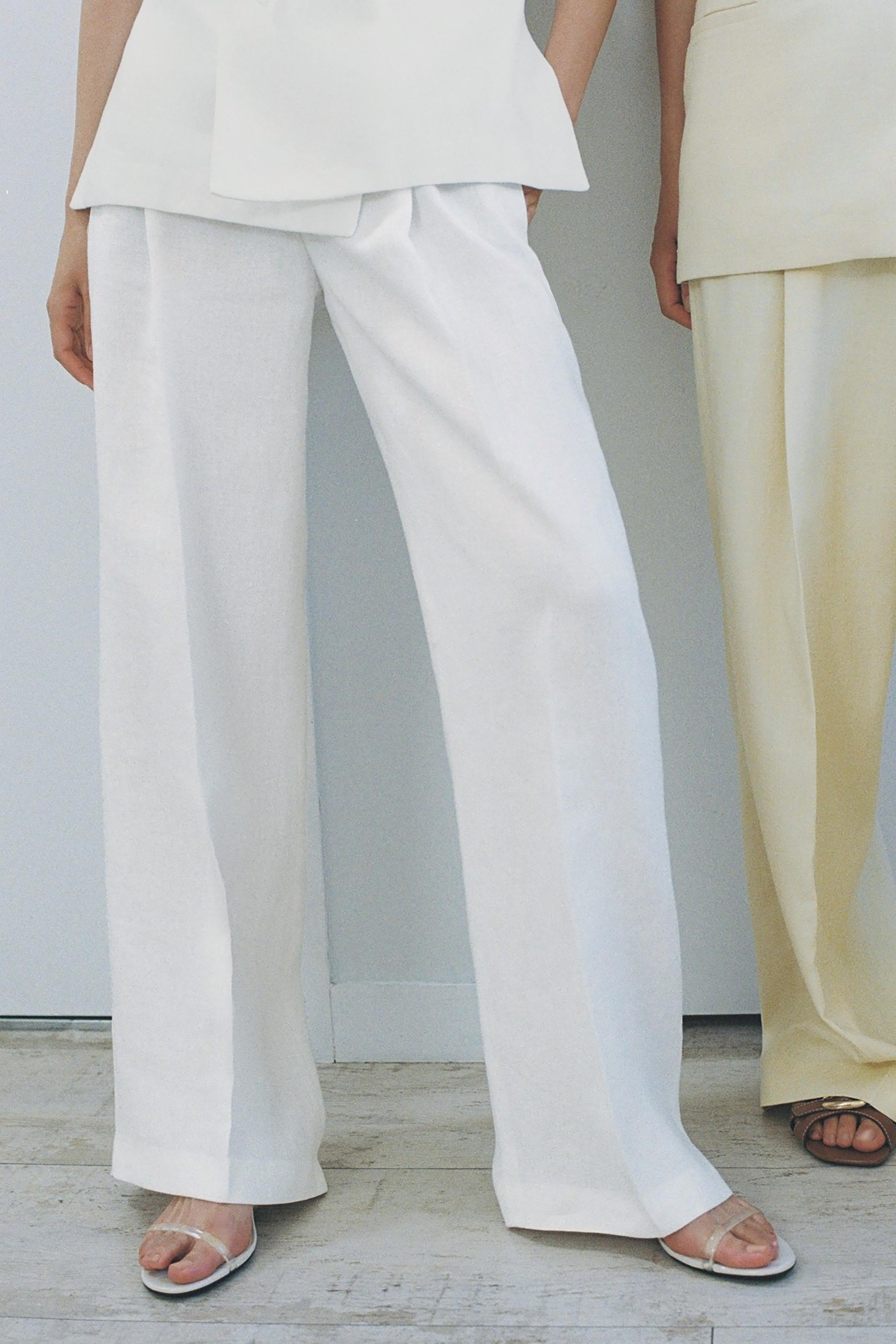 【ZARA】リネン100% パンツ ZW COLLECTION LIMITED EDITION ○#リネン100% パンツ ZW COLLECTION LIMITED EDITION