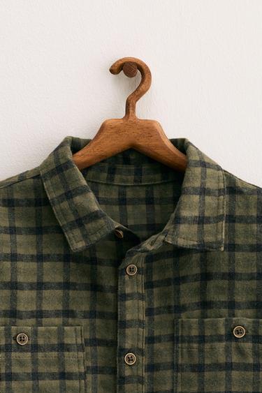 ZARA TIMELESS - CHEMISE À CARREAUX - Vert moyen de Zara - Image 2