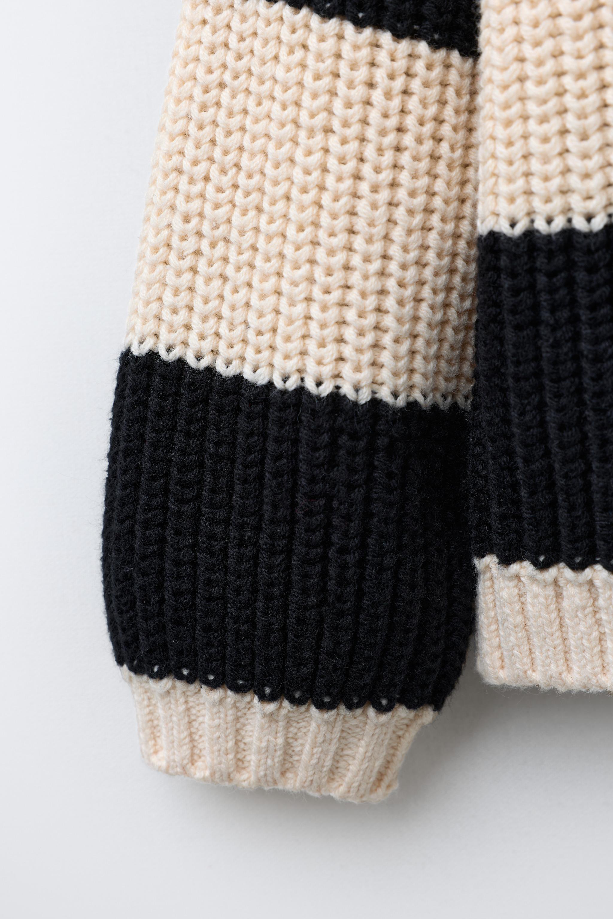 STRIPED HEART KNIT JUMPER