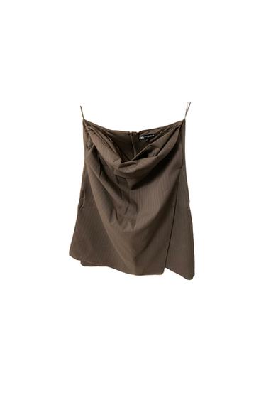 SHOULDERLESS DRESS