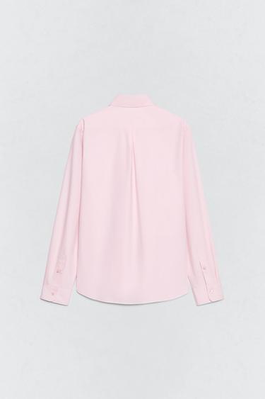POPLIN SHIRT SOSHIOTSUKI X ZARA - Pink by Zara - Image 5