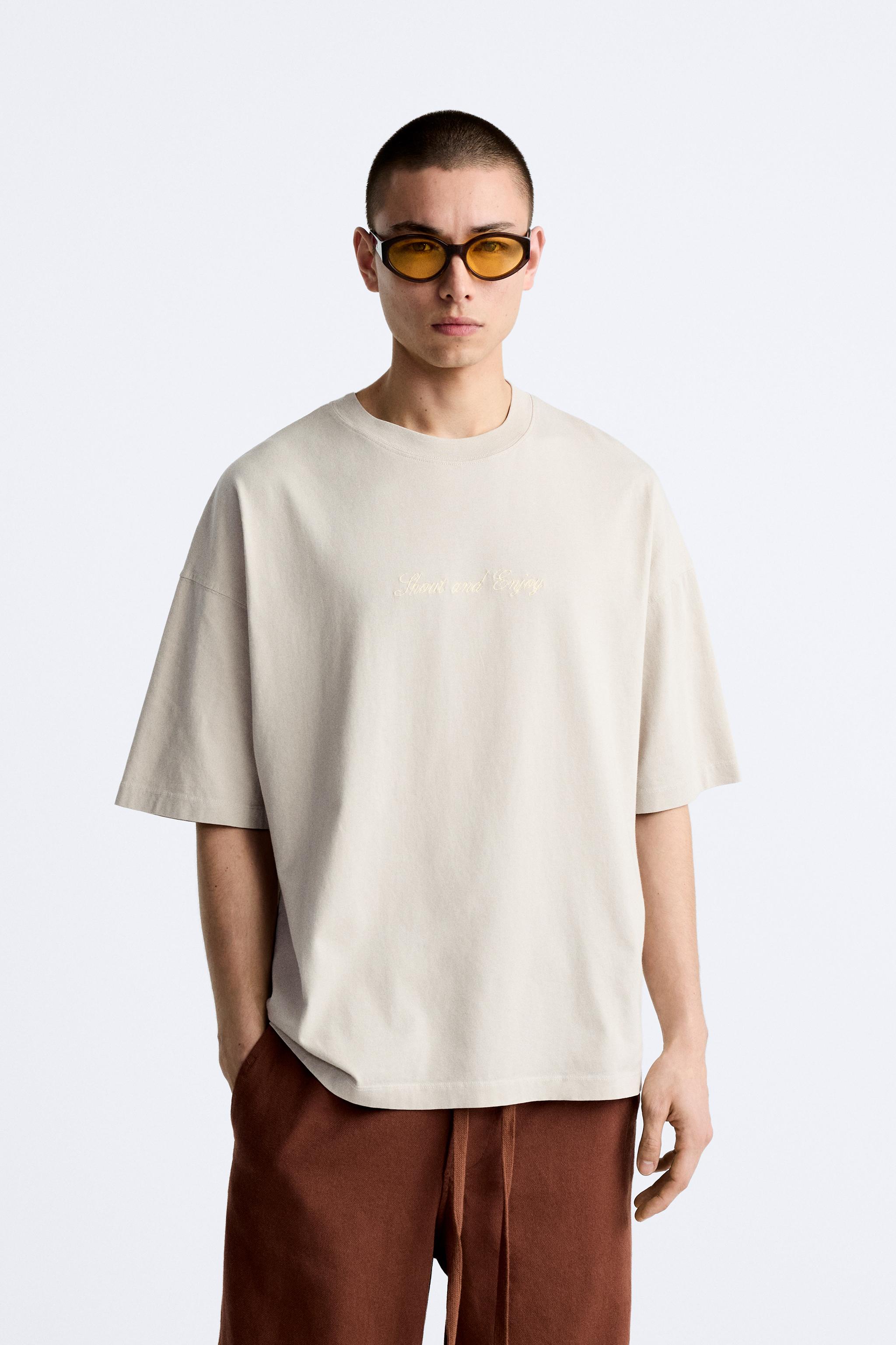 Zara heren t shirts new arrivals