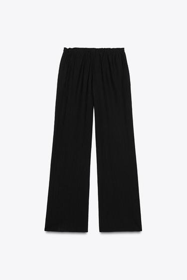 PANTALON STRUCTURÉ - Noir de Zara - Image 7
