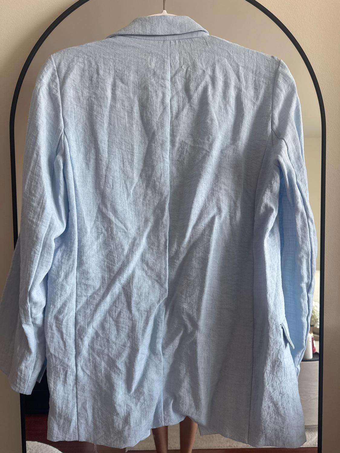 BLAZER ABIERTA EFECTO ARRUGADO - Image 3
